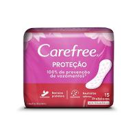 Protetor Diário Carefree Proteção Sem Fragrância 15 Unidades - 1