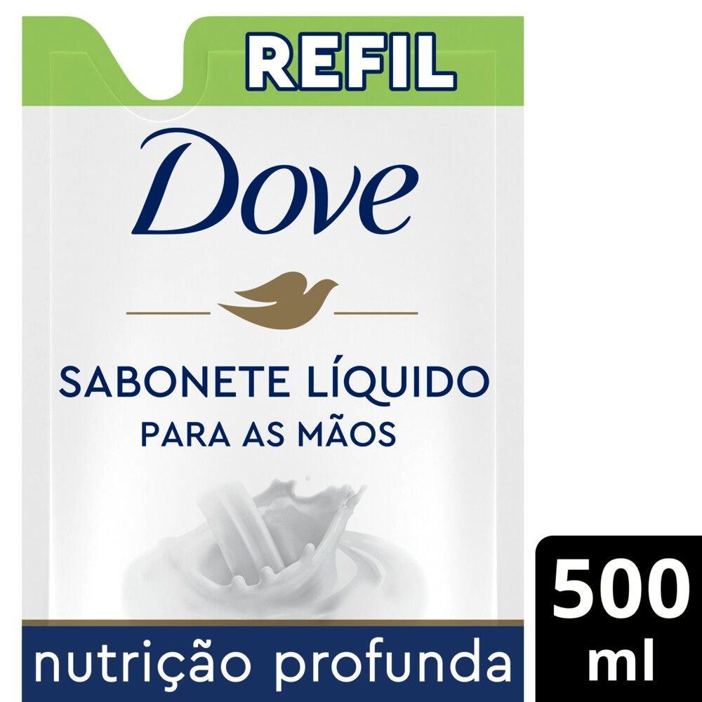 Sabonete Líquido Dove Mãos Nutrição Profunda Refil 500ml - 1