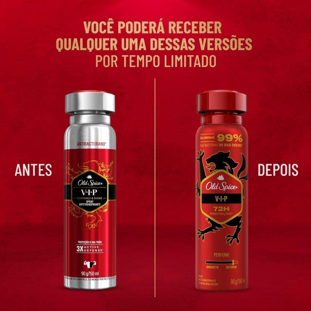 Desodorante Antitranspirante Old Spice Vip 150ml - 3