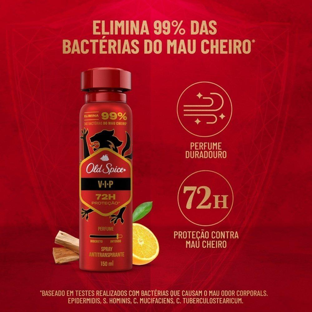 Desodorante Antitranspirante Old Spice Vip 150ml - 4