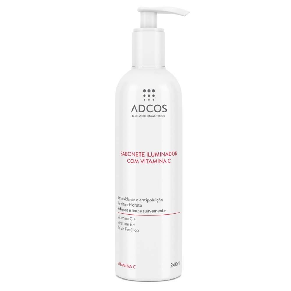 Sabonete Facial Adcos Iluminador Com Vitamina C 240ml - 3