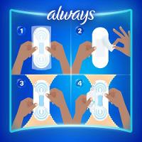 Absorvente Always Tamanho M Suave Com Abas Pacote 32 Unidades Grátis 4 Absorventes - 8