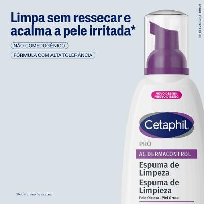Espuma De Limpeza Facial Cetaphil Pro Ac Control Para Pele Oleosa 236ml