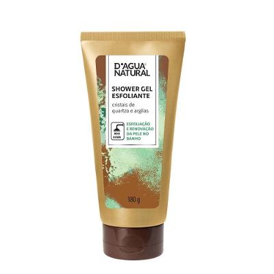 Gel Esfoliante D’água Natural Cristais De Quartzo E Argilas 180g