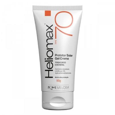 Protetor Solar Facial Heliomax Efeito Base Toque Seco E Invisível Fps 70 50g