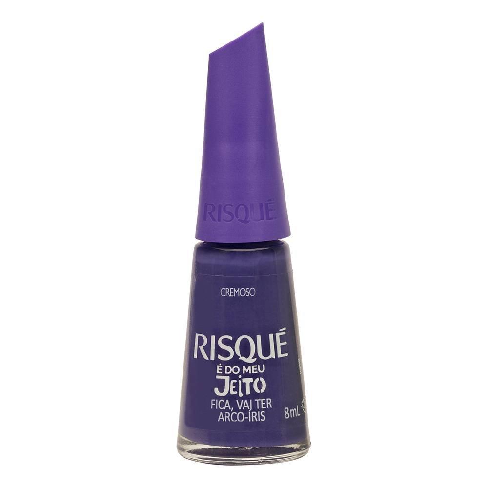Esmalte Risqué É Do Meu Jeito Fica, Vai Ter Arco-íris! Cremoso 8ml - 1