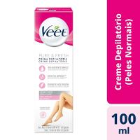 Creme Depilatório Veet Pure E Fresh Para Peles Normais 100ml - 3