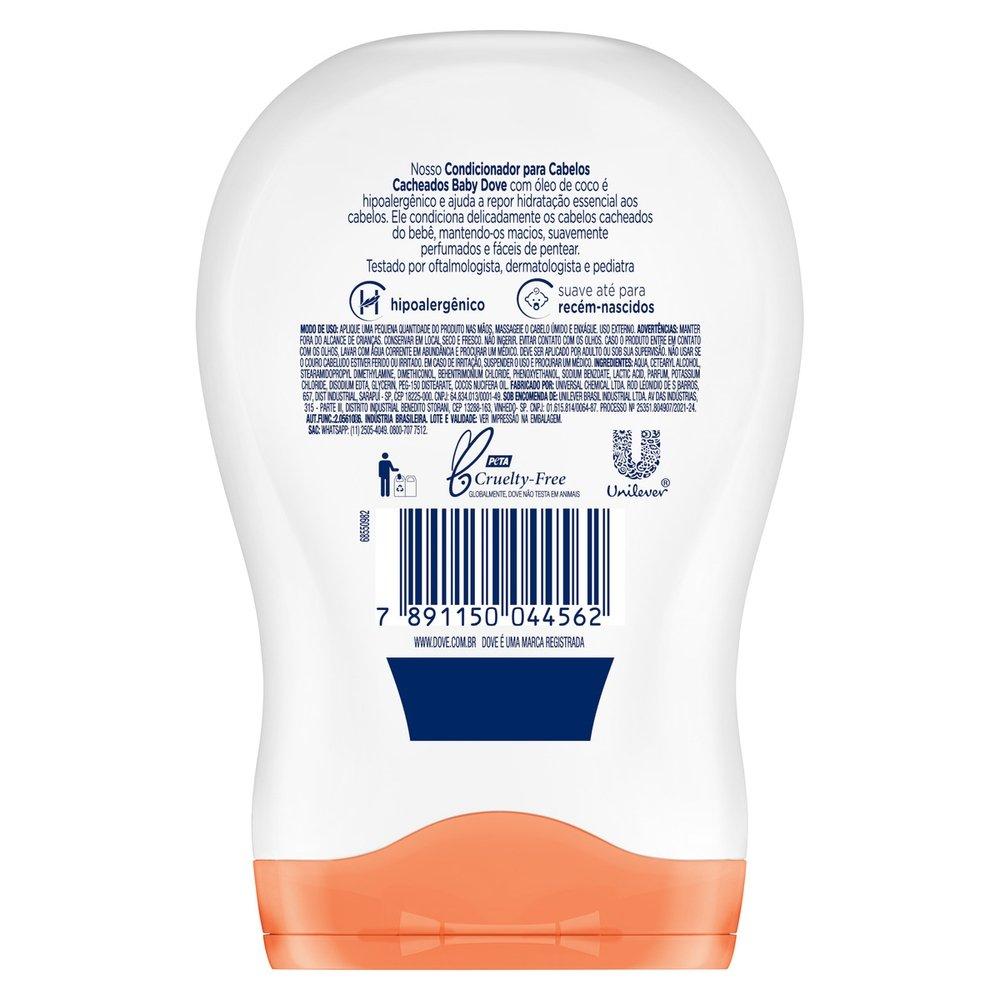 Condicionador Baby Dove Hidratação Enriquecida Cabelos Cacheados 200 Ml - 3