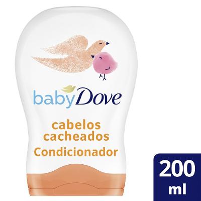 Condicionador Baby Dove Hidratação Enriquecida Cabelos Cacheados 200 Ml