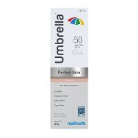 Protetor Solar Facial Umbrella Perfect Skin Tom Claro Fps 50+ 50g