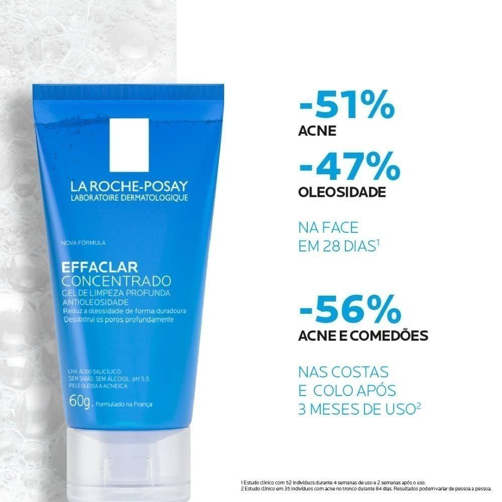 Gel De Limpeza Facial La Roche Posay Effaclar Concentrado 60g - 3