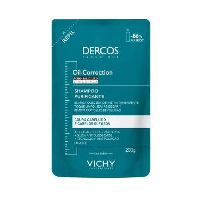 Shampoo Vichy Dercos Oil Correction Refil 200g