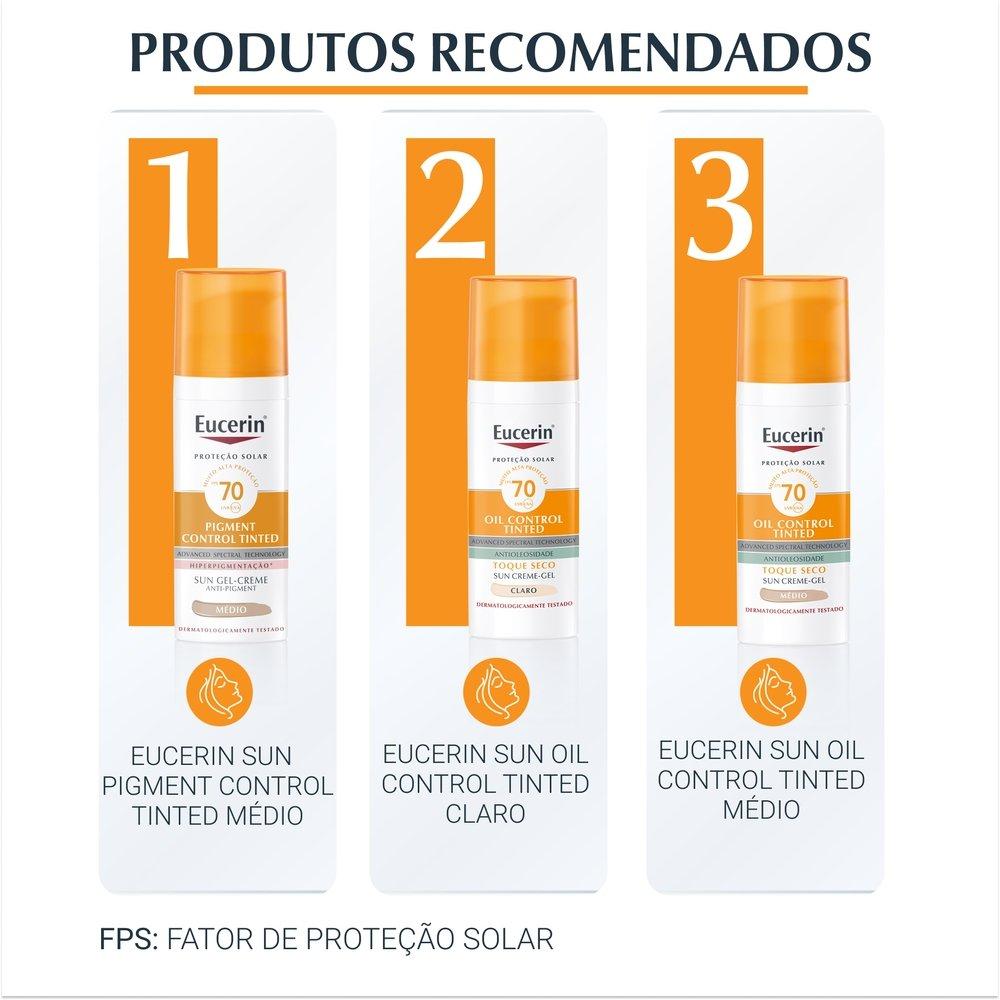 Protetor Solar Facial Eucerin Antimanchas Cor Clara Fps70 50ml - 4