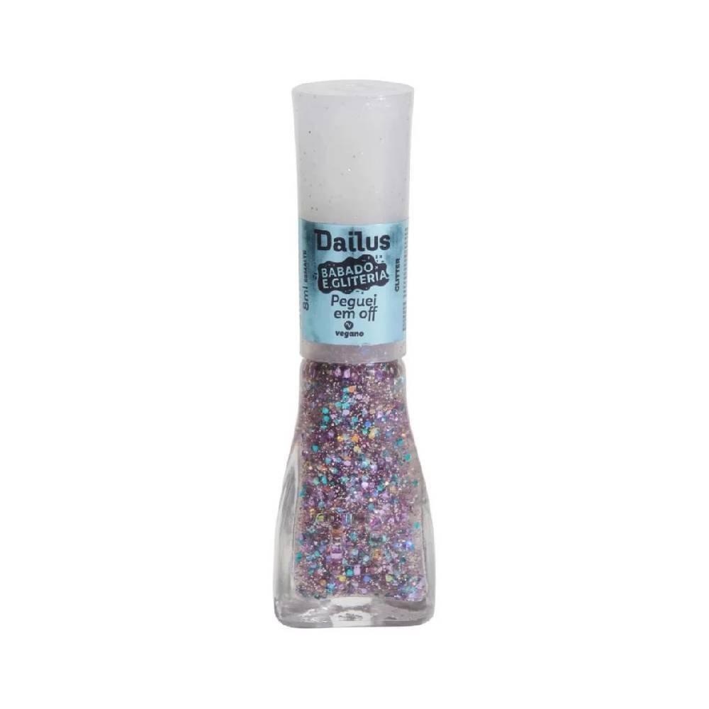 Esmalte Dailus Glitter Peguei Em Off 8ml - 1