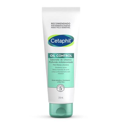  Sabonete De Limpeza Profunda Cetaphil Oil Control Anti Oleosidade 250 Ml