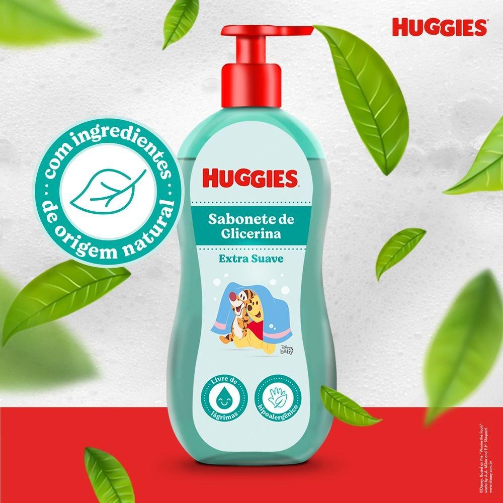 Sabonete Líquido Infantil Huggies Extra Suave Para Bebê 600ml - 2