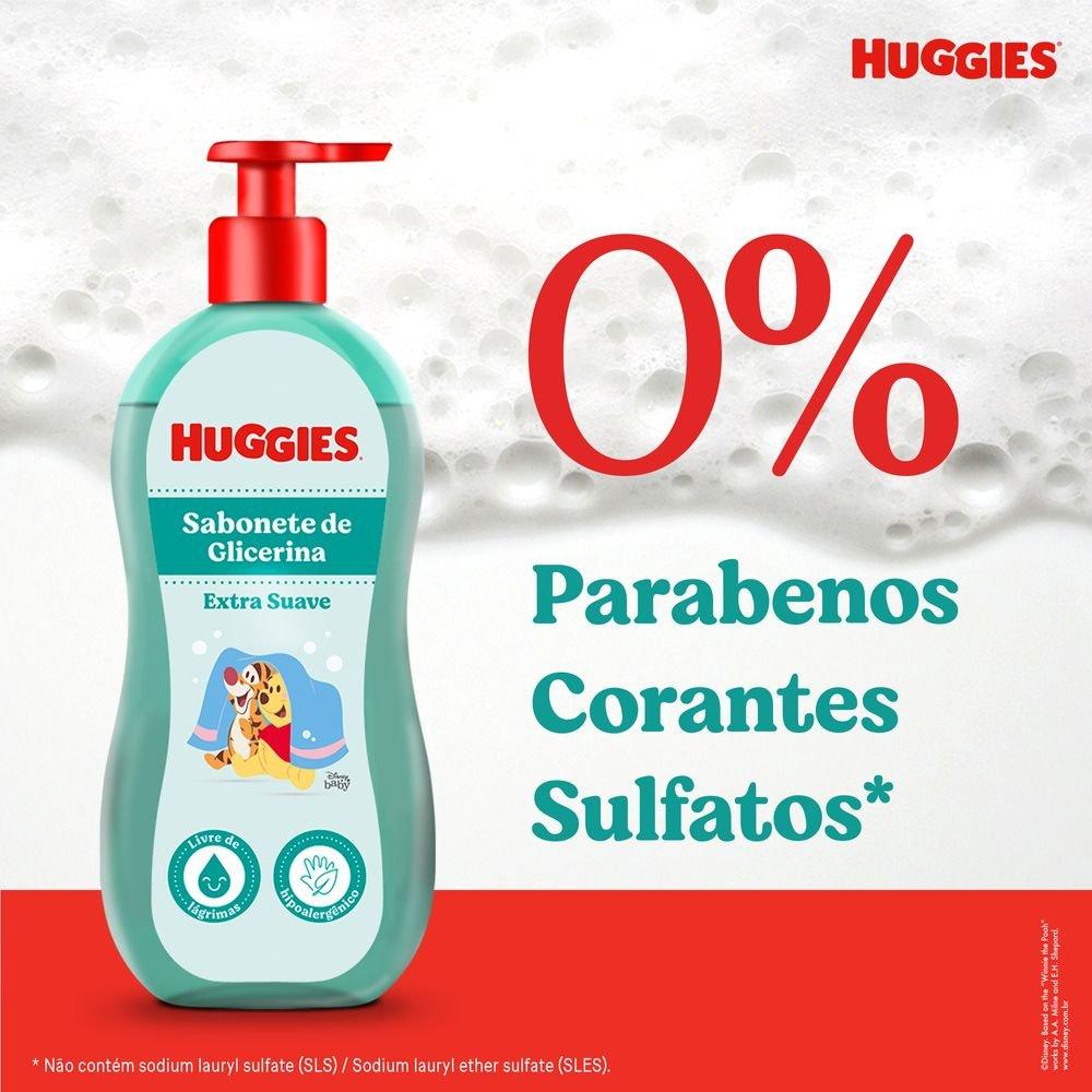 Sabonete Líquido Infantil Huggies Extra Suave Para Bebê 600ml - 4
