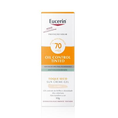 Protetor Solar Facial Eucerin Oil Control Cor Clara Fps70 50ml