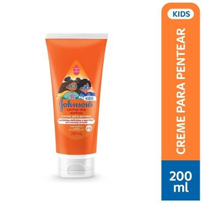 Creme Para Pentear Johnsons Kids Cachos Dos Sonhos 200ml