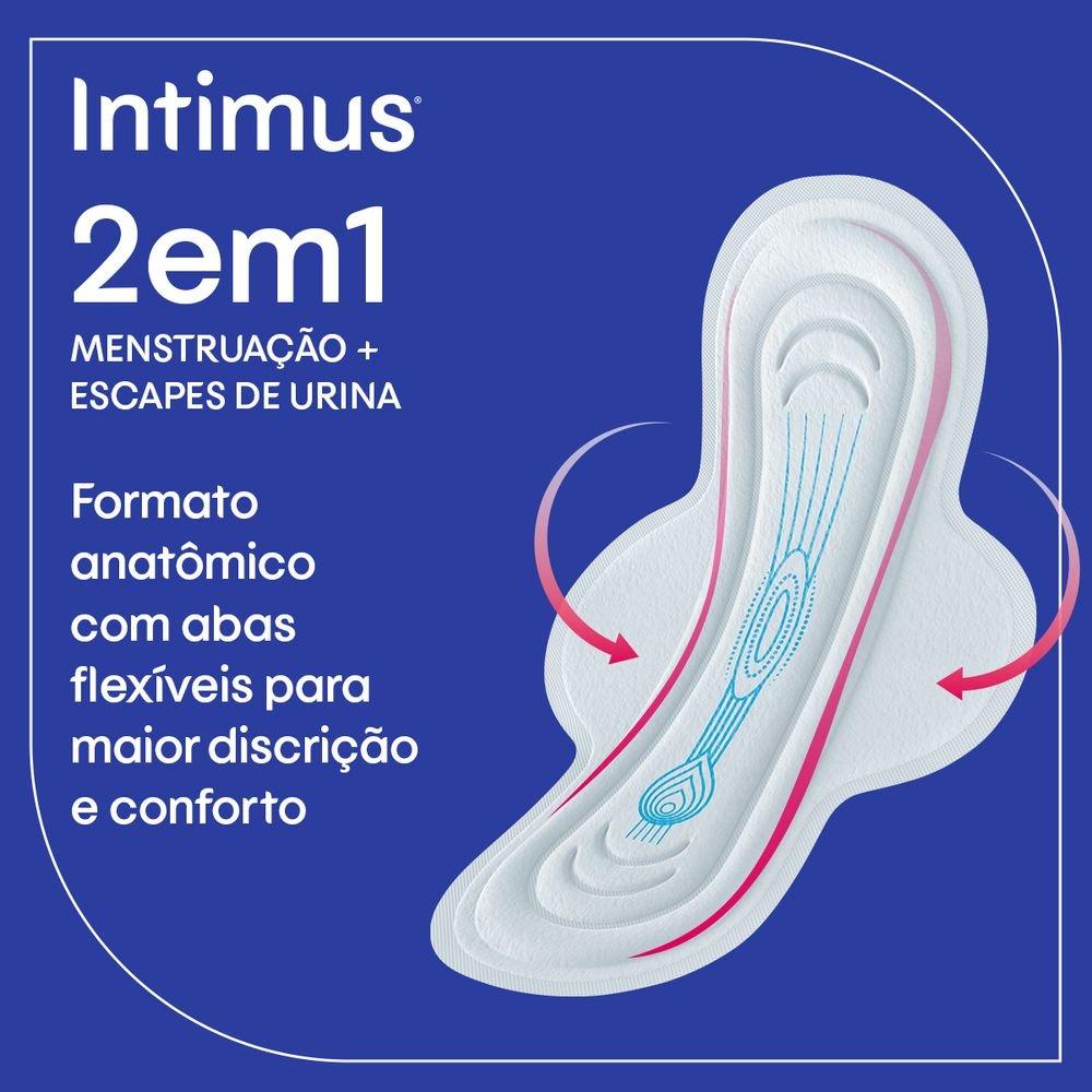 Absorvente Externo Intimus 2 Em 1 Noturno Com Abas - 8 Unidades - 3