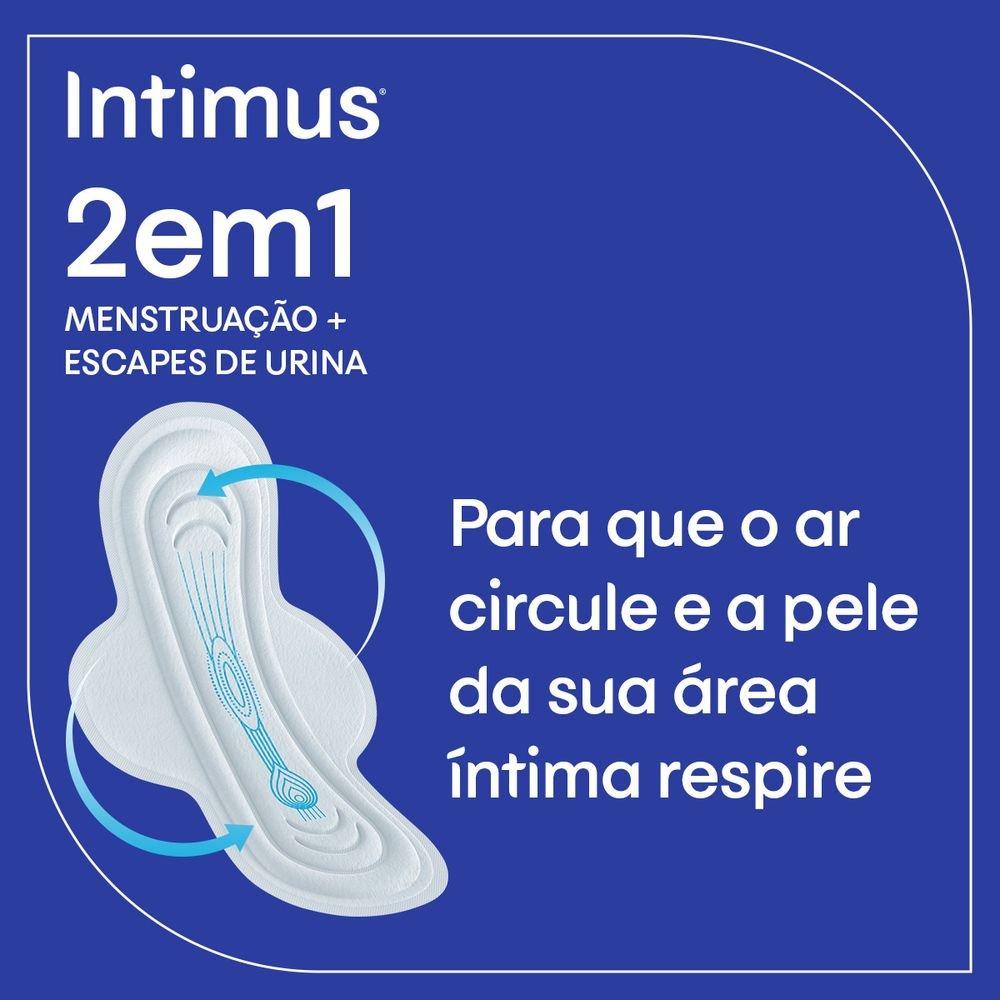 Absorvente Externo Intimus 2 Em 1 Noturno Com Abas - 8 Unidades - 4