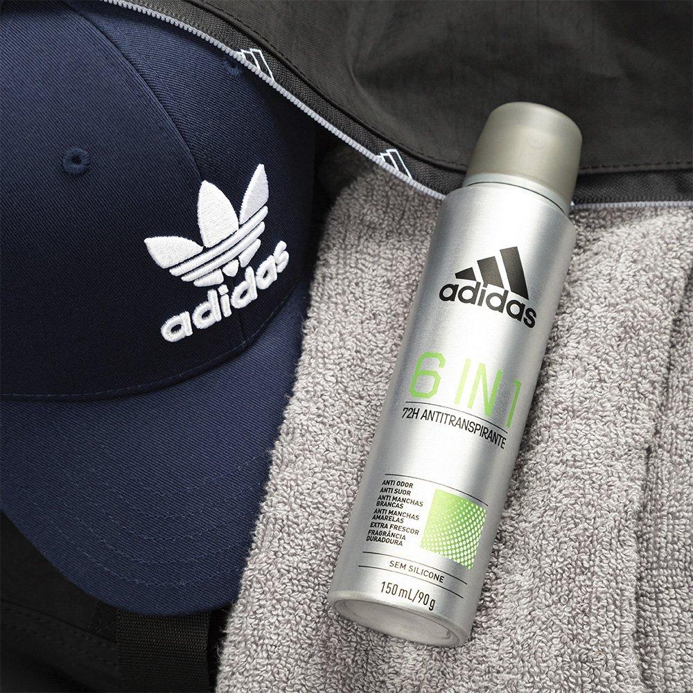 Desodorante Antitranspirante Aerossol Adidas Masculino 6 In 1 150ml - 11