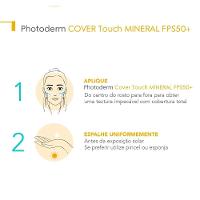 Protetor Solar Facial Bioderma Photoderm Cover Touch Mineral Fps 50+ Cor 1.0 40g - 4