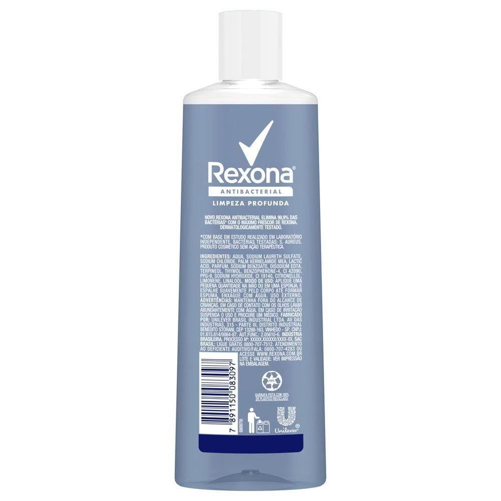 Sabonete Líquido Rexona Antibacterial Limpeza Profunda Frasco 250ml - 3