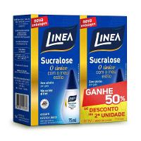 Pack Adoçante Linea Sucralose Líquido 75ml Cada 50% Desconto Na Segunda Unidade - 1