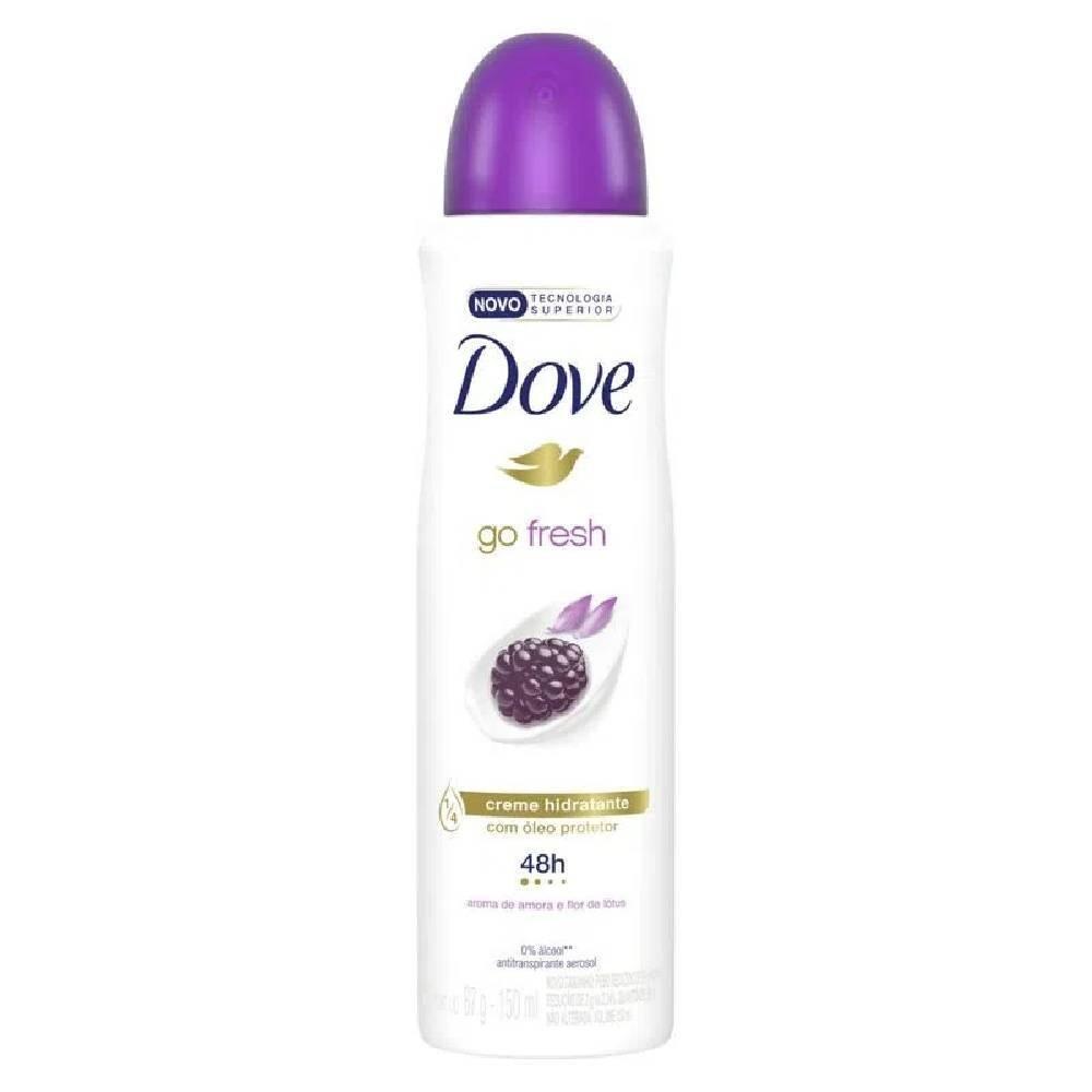 Desodorante Aerossol Dove Go Fresh Amora E Flor De Lótus 150ml - 2