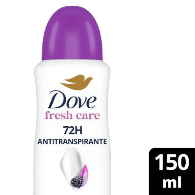 Desodorante Aerossol Dove Go Fresh Amora E Flor De Lótus 150ml
