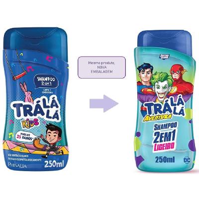 Shampoo Infantil Tra Lá Lá Aventura Ligeiro 250ml