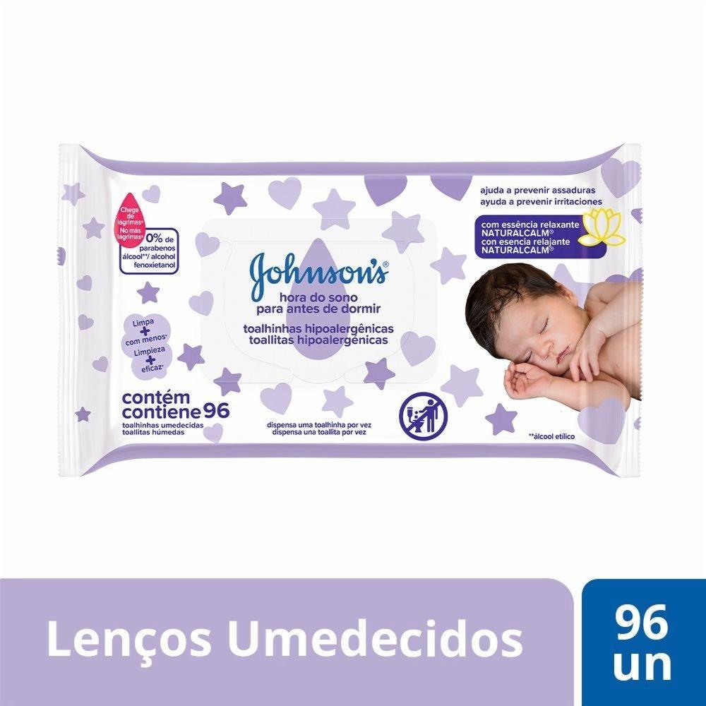Lenços Umedecidos Johnson’s Baby Hora Do Sono 96 Unidades - 1