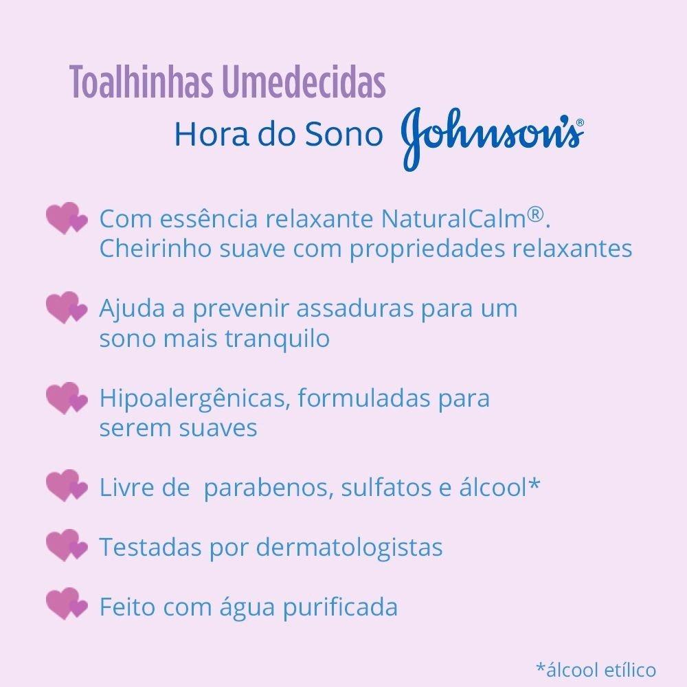 Lenços Umedecidos Johnson’s Baby Hora Do Sono 96 Unidades - 2