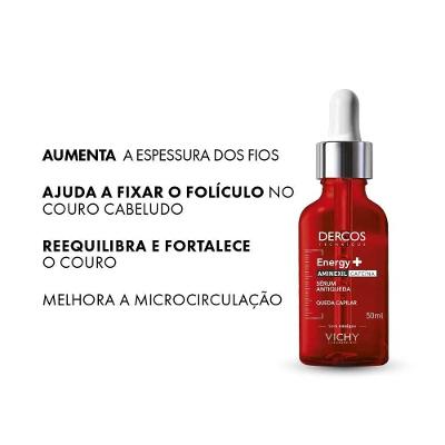 Sérum Capilar Antiqueda Vichy Dercos Energy+ Estimulante 50ml