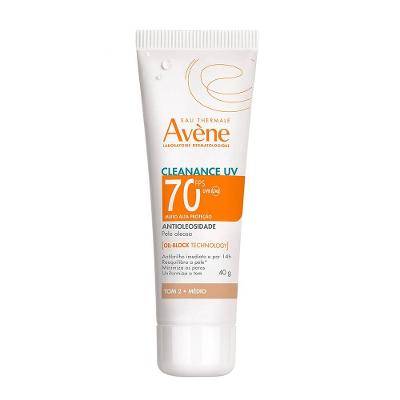 Protetor Solar Facial Avène Cleanance Uv Antioleosidade Fps70 40g Tom 2 Médio