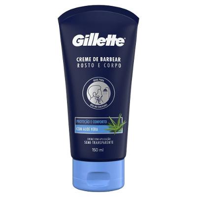 Creme De Barbear Gillette Rosto E Corpo 150ml