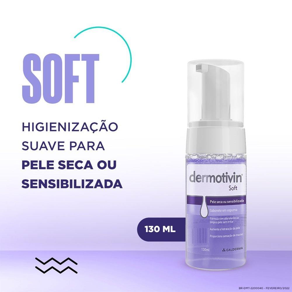Sabonete Em Espuma Dermotivin Soft 130ml - 2