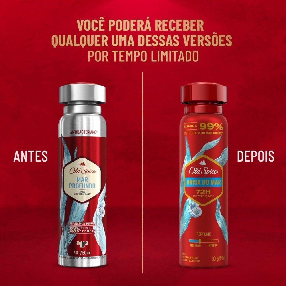 Desodorante Antitranspirante Old Spice Brisa Do Mar 150ml - 6
