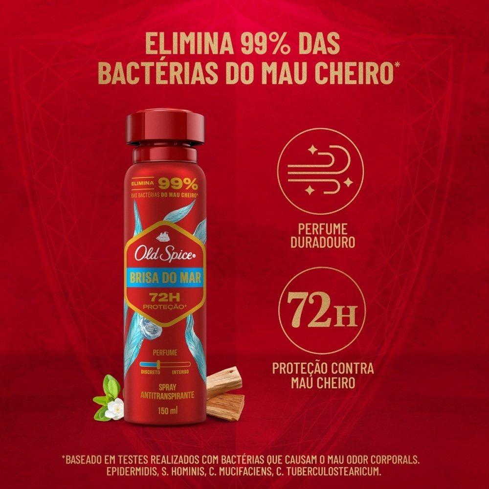 Desodorante Antitranspirante Old Spice Brisa Do Mar 150ml - 7