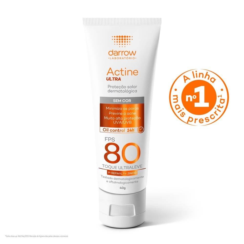 Protetor Solar Actine Ultra Fps 80 Sem Cor 40g - 3