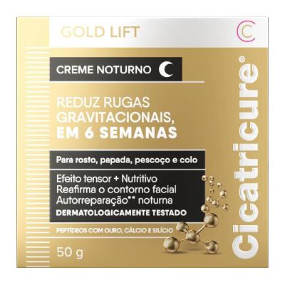 Creme Cicatricure Gold Lift Reduz Rugas Gravitacionais Noturno 50g
