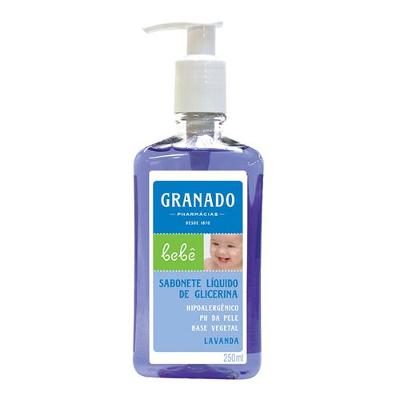 Sabonete De Glicerina Líquido Granado Bebê Lavanda 250ml