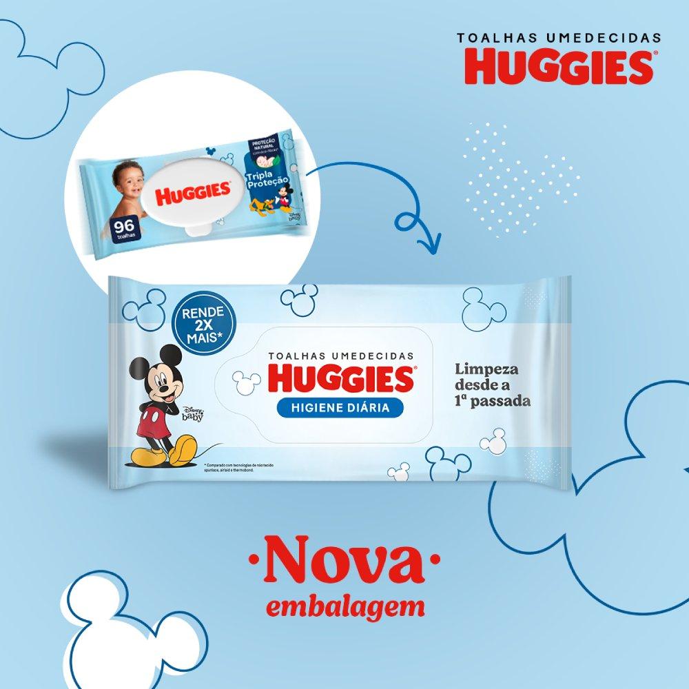 Lenço Umedecido Huggies Higiene Diária Rendem 2x Mais 88 Unidades - 2
