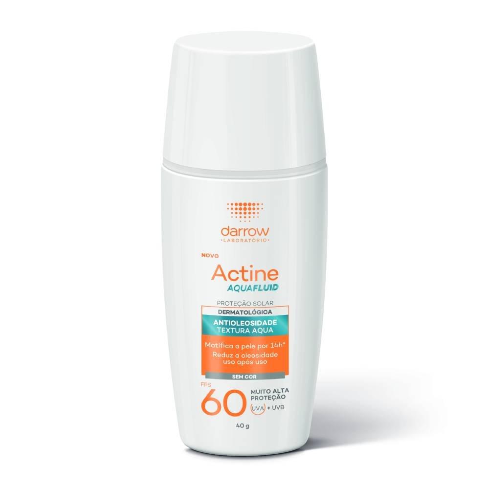 Protetor Solar Facial Actine Aquafluid Fps 60 40g Sem Cor - 4