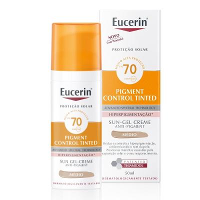 Protetor Solar Facial Eucerin Antimanchas Cor Média Fps70 50ml
