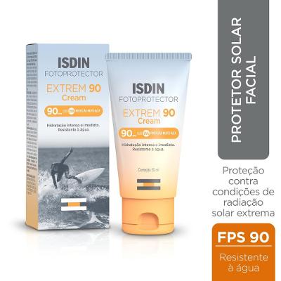 Protetor Solar Facial Isdin Extrem 90 Fps90 Cream 50 Ml