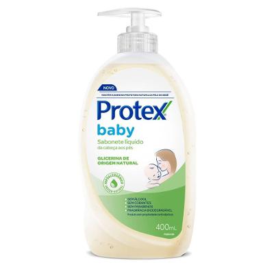 Sabonete Líquido Para Bebê Protex Baby Glicerina Natural 400ml
