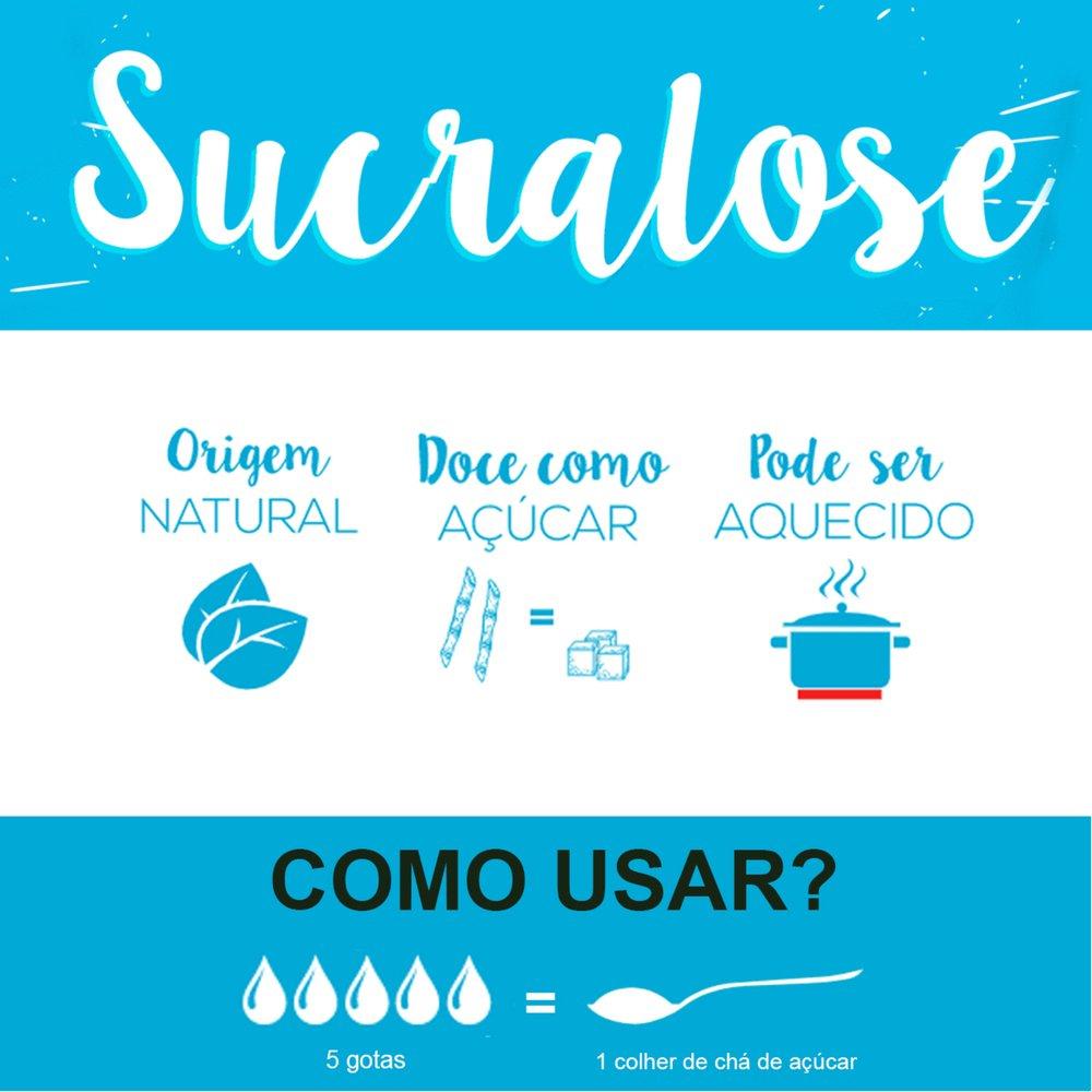 Adoçante Líquido Zero Cal Sucralose 100ml - 4