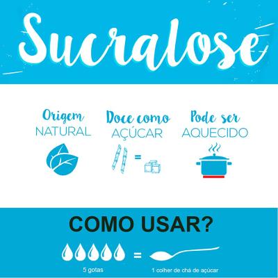 Adoçante Líquido Zero Cal Sucralose 100ml